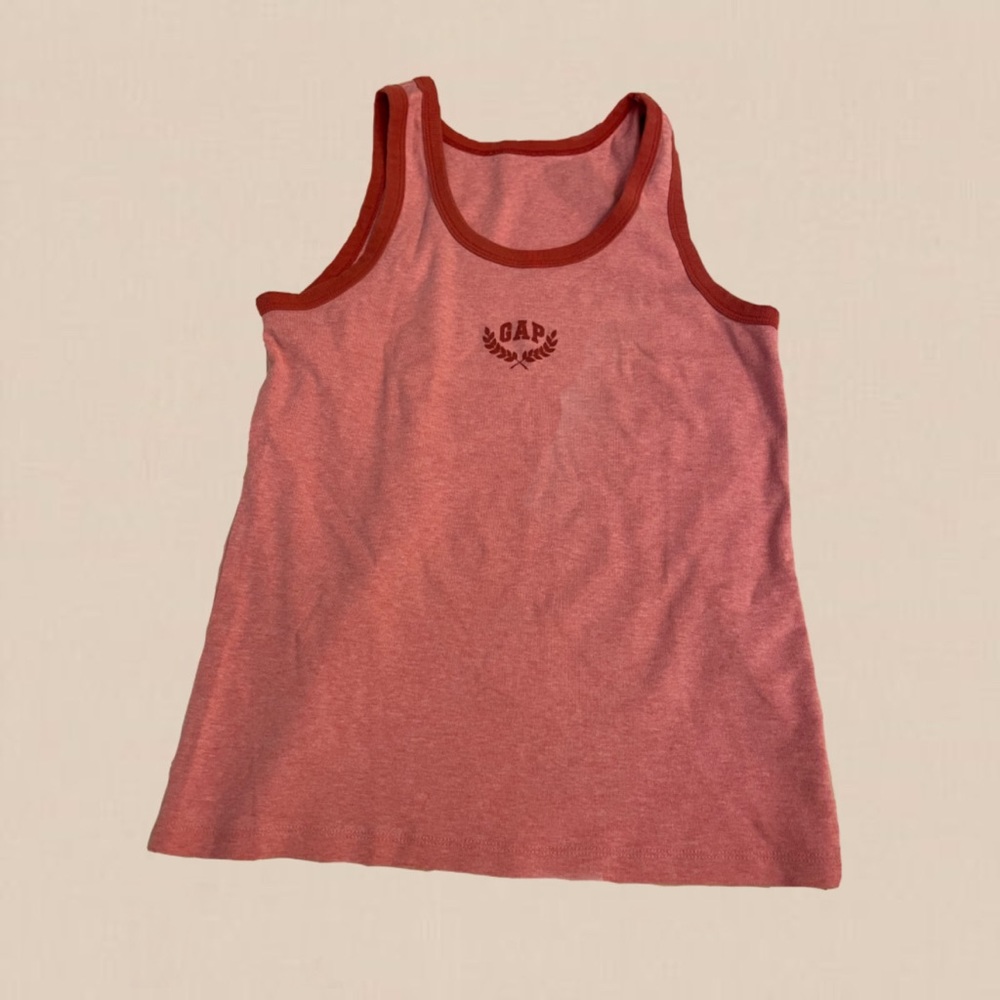 Gap Logo Pink Tank Top